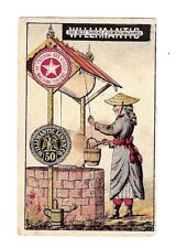 c1890 Victorian Trade Card Willimantic Sewing Machine, A.H. Gehman Lady at Well picture