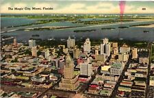Vintage Postcard- The Magic City, Miami, FL. picture