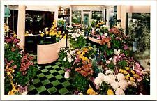 Vintage Postcard Edgewater Beach Hotel Chicago Ill Flower Shop picture