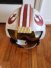Star Wars Denuo Novo Luke Skywalker X-Wing Rebel Pilot Helmet Mask Lucasfilm picture