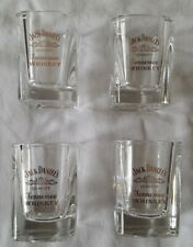 SET OF 4 JACK DANIELS TENNESSEE WHISKEY SHOT GLASSES picture