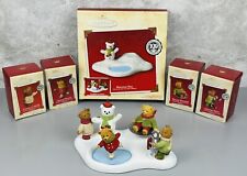 Hallmark Christmas Ornaments 2002 Hollyday Hill Complete Set With Boxes picture