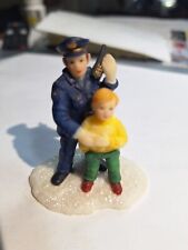 O’Well And Other Brands Christmas village accessory  Policewoman And Little Boy picture