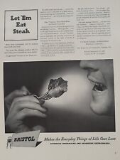 1942 Bristol Automatic Controlling Recording Instruments Fortune WW2 Print Ad Q1 picture
