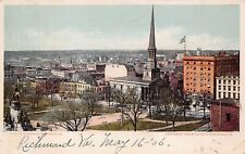 Richmond VA Virginia c1906 Downtown Civil War Statue Panorama Vtg Postcard S5 picture
