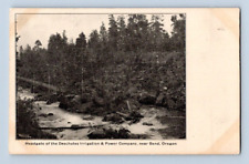1906. HEADGATE OF THE DESCHUTES IRRIGATION. BEND, OREGON. POSTCARD EE19 picture