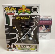 Power Rangers Black Ranger 361 Signed Johnny Yong Bosch JSA picture