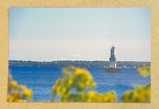 New Postcard 4x6 Escanaba Harbor Crib Lighthouse MI picture