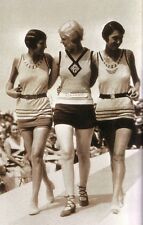 Vintage Flapper 3 gals Swimsuits Photo 1 1920s Flappers Jazz Prohibition   picture