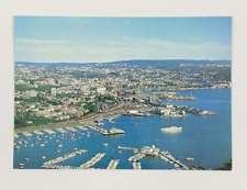 Oslo Norway the Restaurants Kongen and Dronningen Aerial View Postcard picture