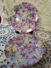 Set Of Two Vintage Formalities Rose Motif Plates picture
