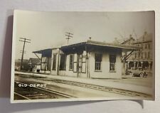 RPPC 1900’s “Old Depot” Vintage Postcard Souderton Pa. UDB UNP. Fredericks Shoe picture
