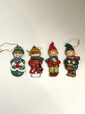 Vintage Christmas Ornaments ~ Set of 4 ~ 1970s ~ Korea picture