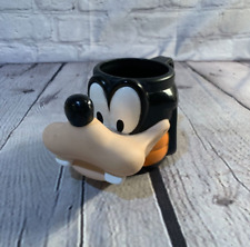 Vintage Applause Disney Goofy 3D Face Kids Multicolor Vinyl Plastic Cup Mug picture