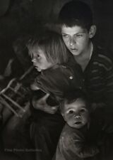 1944/72 ANSEL ADAMS Vintage Camp Children Boy Portrait Photo Engraving Art 11X14 picture