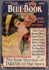 Blue Book Oct 1916, Burroughs, Leroux, Harris, Butlerm Wolff - Pulp picture