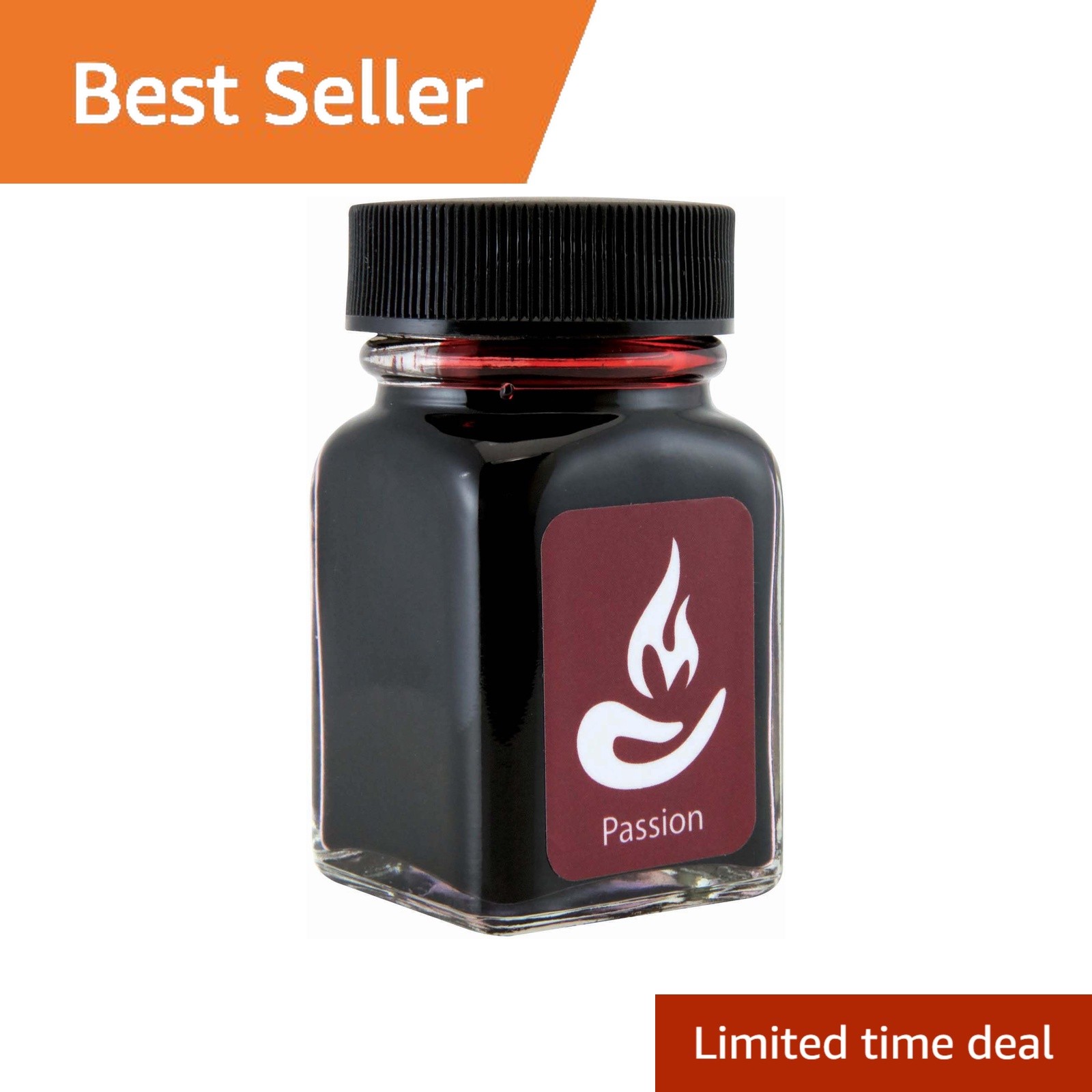 Monteverde Passion Burgundy Fountain Pen Bottle Ink, 30ml