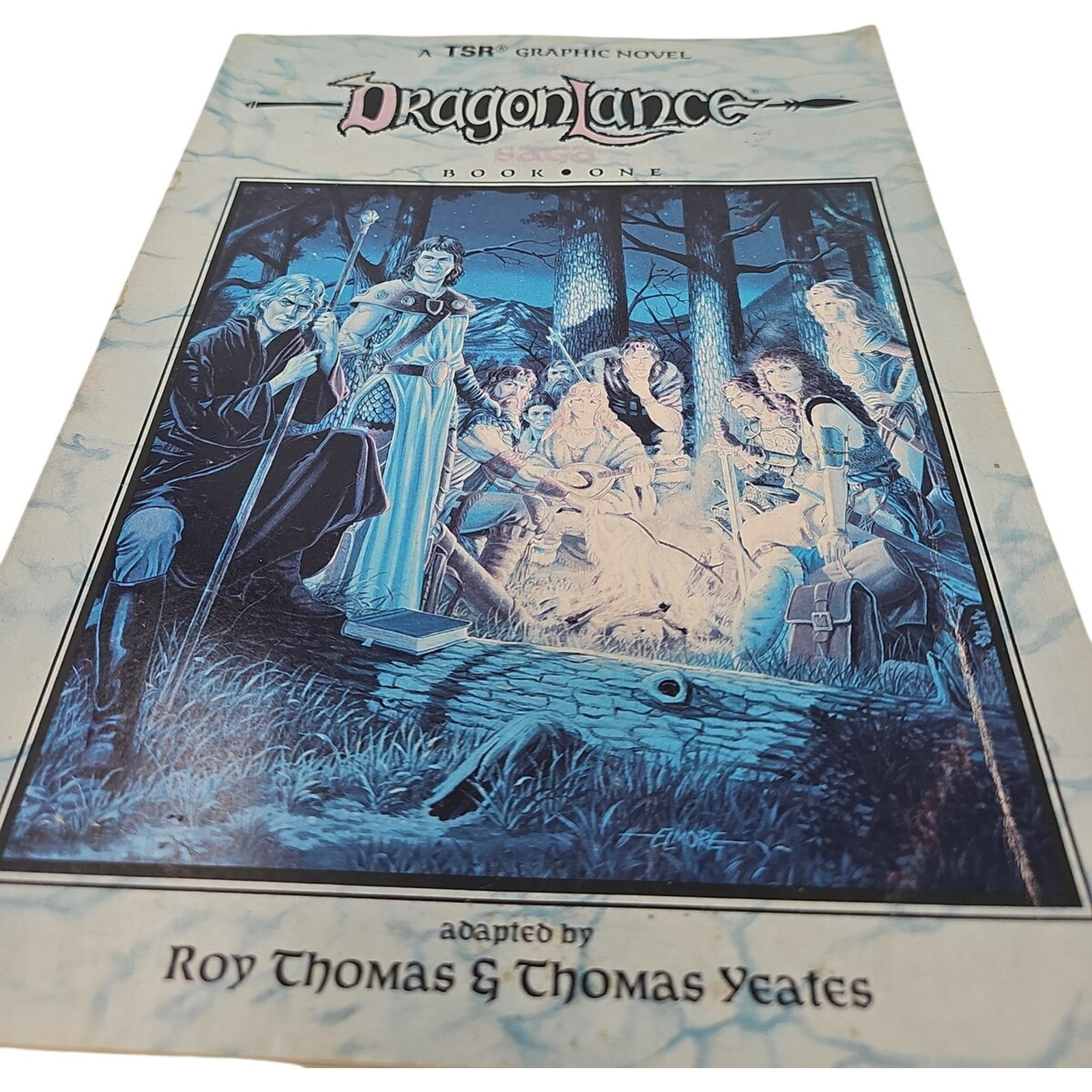 Vintage Dragonlance Saga Book One TSR Graphic Novel Fantasy Comic Vintage Dragonlance Saga Book One TSR Graphic Novel Fantasy Comic
