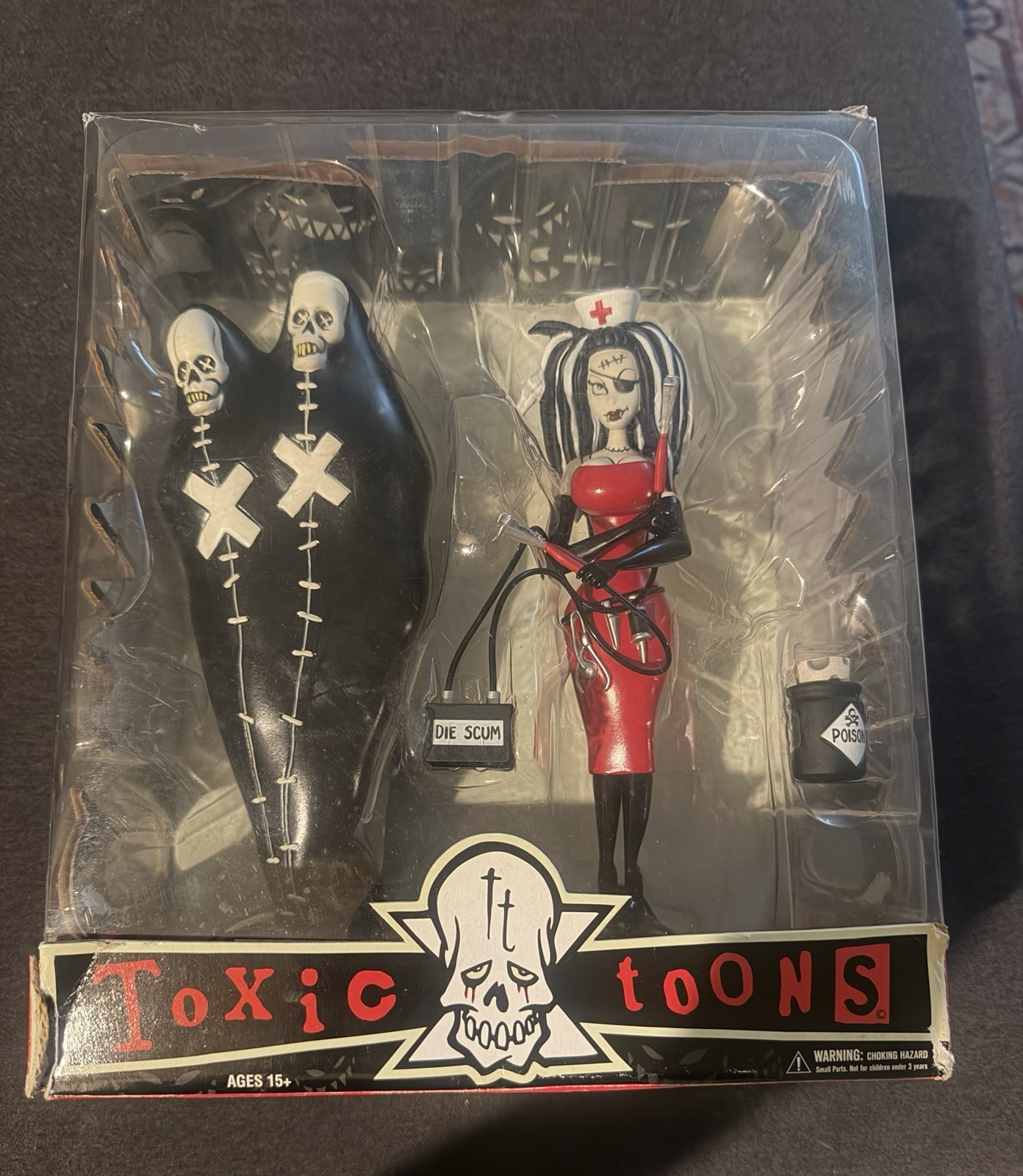 Toxic Toons Mezco Toys Miss Cery & The Body Bag Brothers Figure Eric Pigors 2004