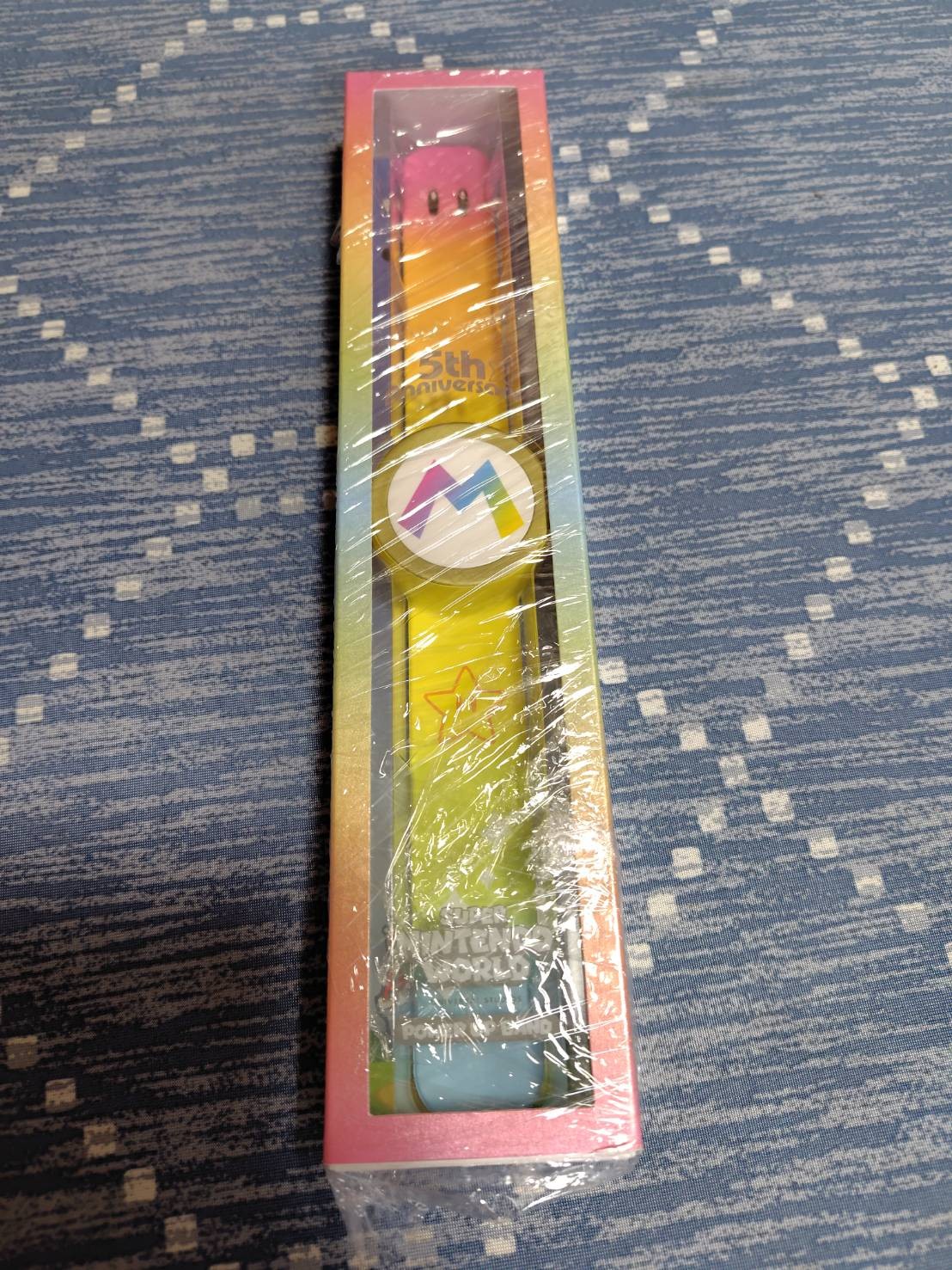 USJ Super Nintendo World Invincible Mario Anniversary Rainbow Power-Up Band