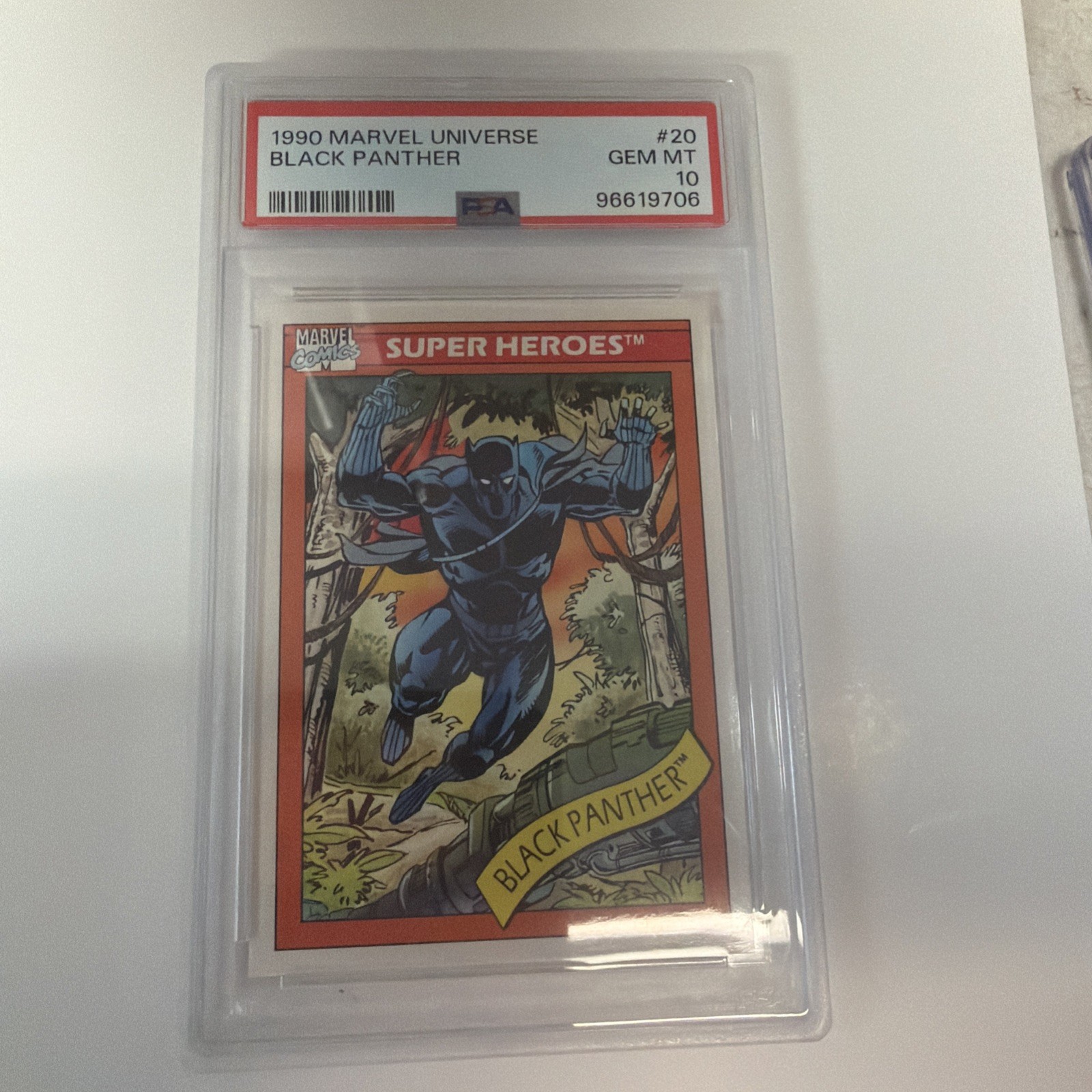 1990 Black Panther - Marvel Universe #20 - PSA 10 Gem Mint -