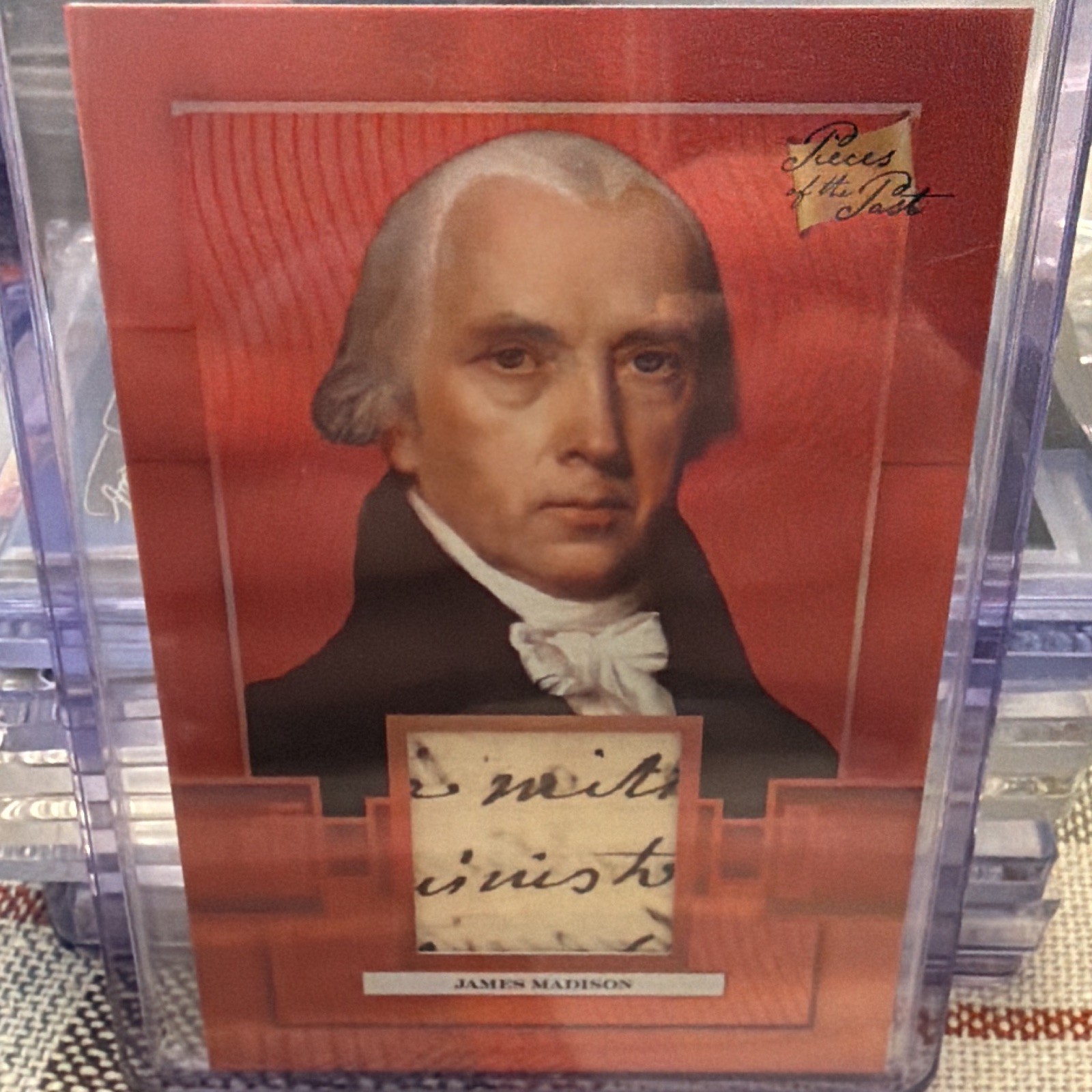 2020 Pieces of the Past US Presidents James Madison Relic Insert /10 #304