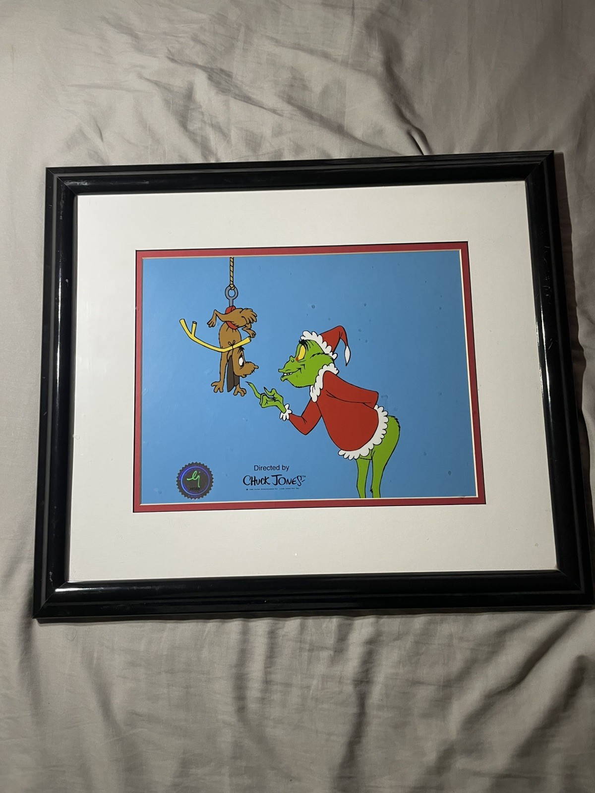 Dr Seuss How The Grinch Stole Christmas Serigraph Cel \