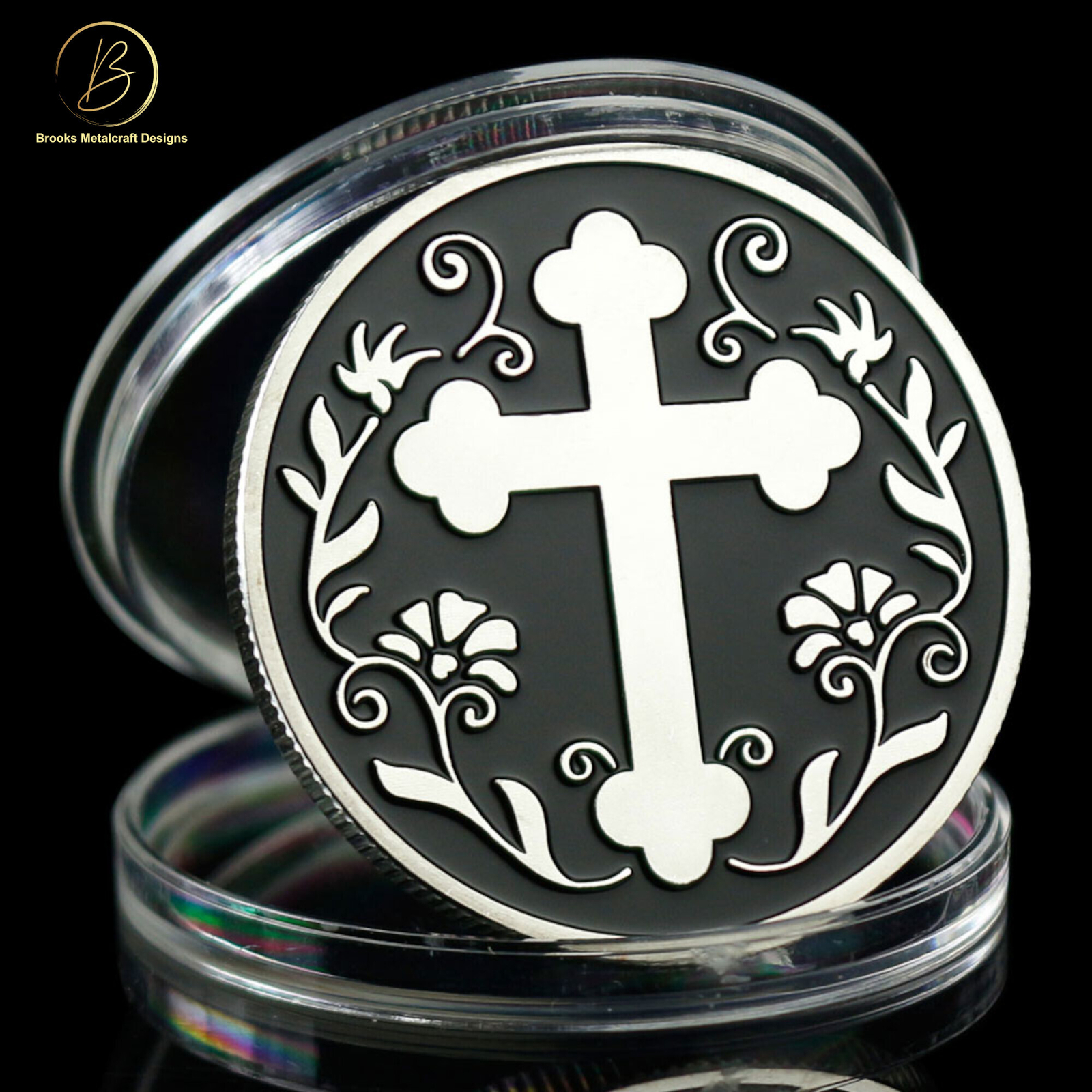 Cross All Things are Possible Mark 10:27 Christian Coin Cross All Things are Possible Mark 10:27 Christian Coin