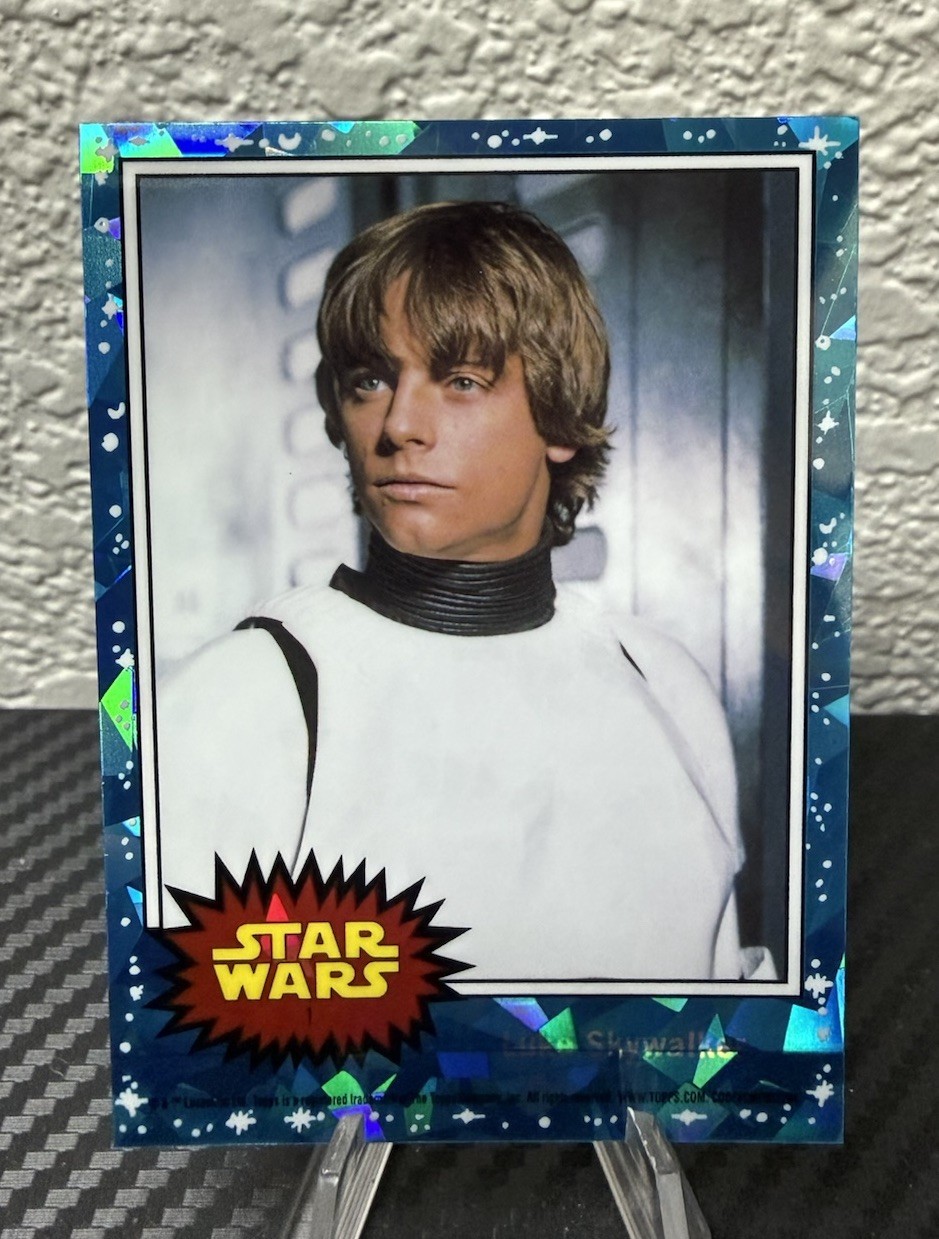 Luke Skywalker #1 2022 Topps Chrome Sapphire Edition 1977 Star Wars