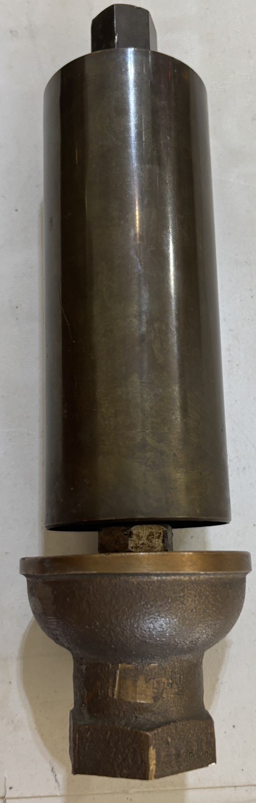 Antique Vintage Railroad Steam Whistle 9” x 2”