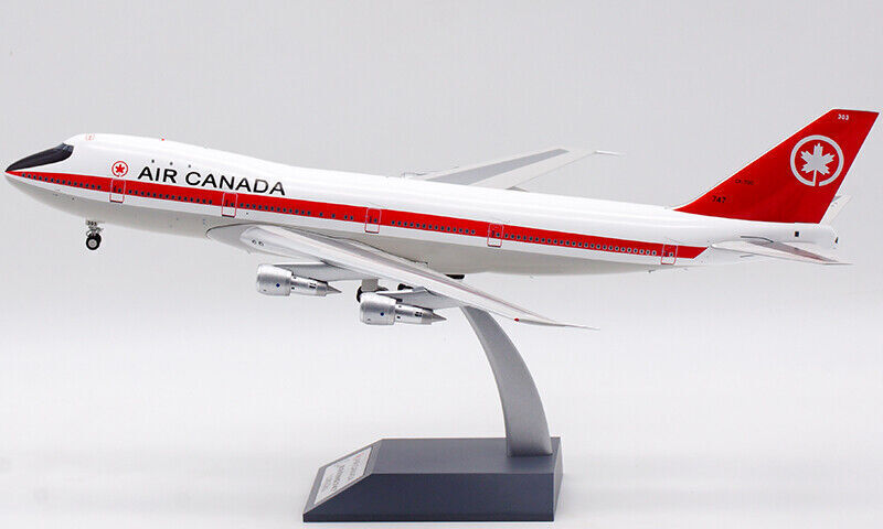 B-741-AC-OC Air Canada Boeing 747-100 CF-TOC Diecast 1/200 Jet Model Airplane