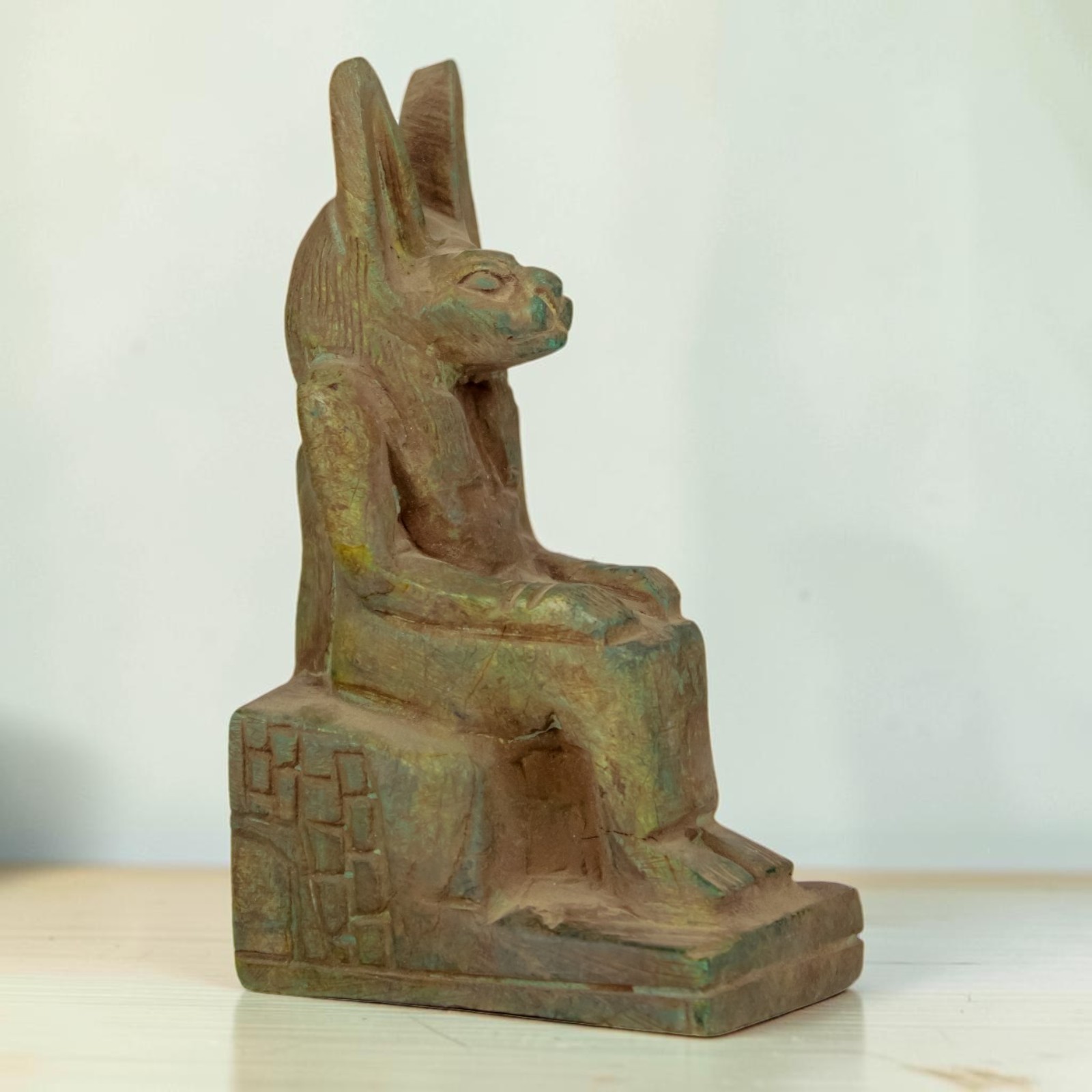 Unique Ancient Egyptian Statue Anubis God Pharaonic Antiquities Rare Antique BC