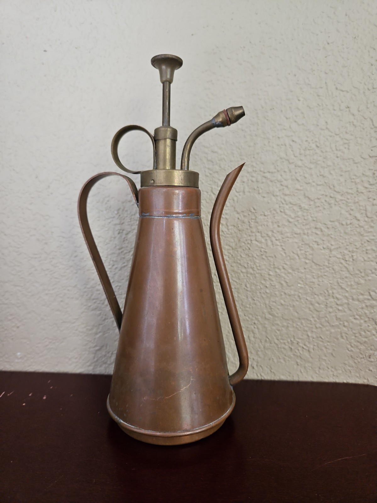 Vintage Brass Mister Atomizer Water Can 