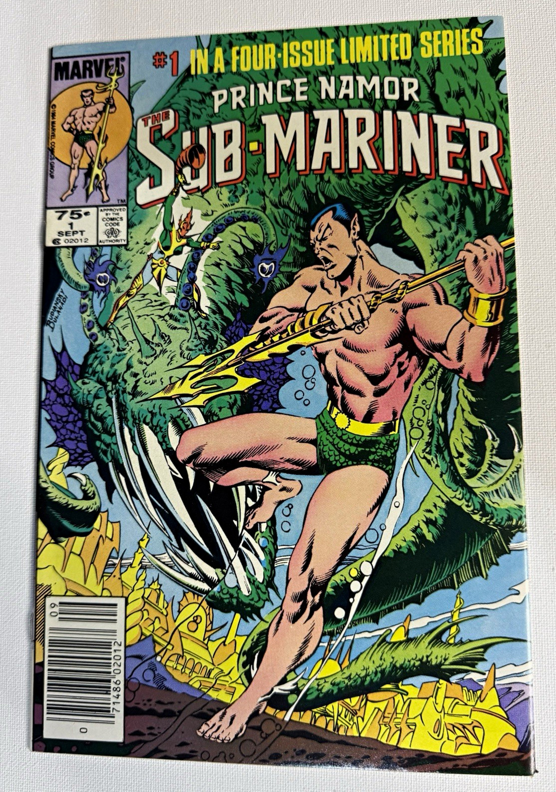 Marvel Comics Prince Namor the Sub-Mariner #1-4 (1984) Limited Series Lot