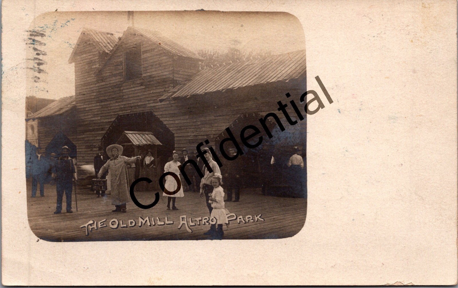 Real Photo 1908 Al-Tro Altro Amusement Park Menands Albany NY Fair RP RPPC O280
