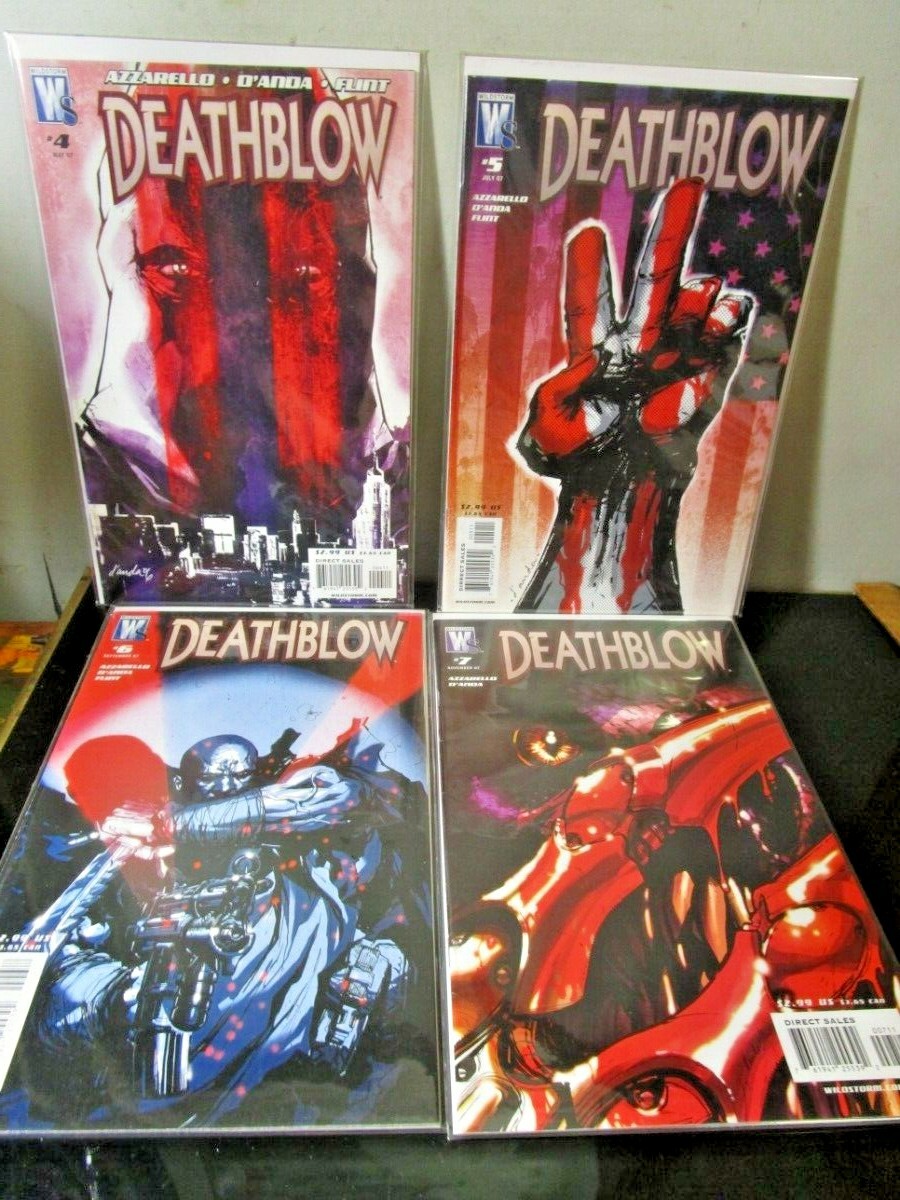 Deathblow vol. 2 #4-7 LOT Wildstorm Comics Brian Azzarello 
