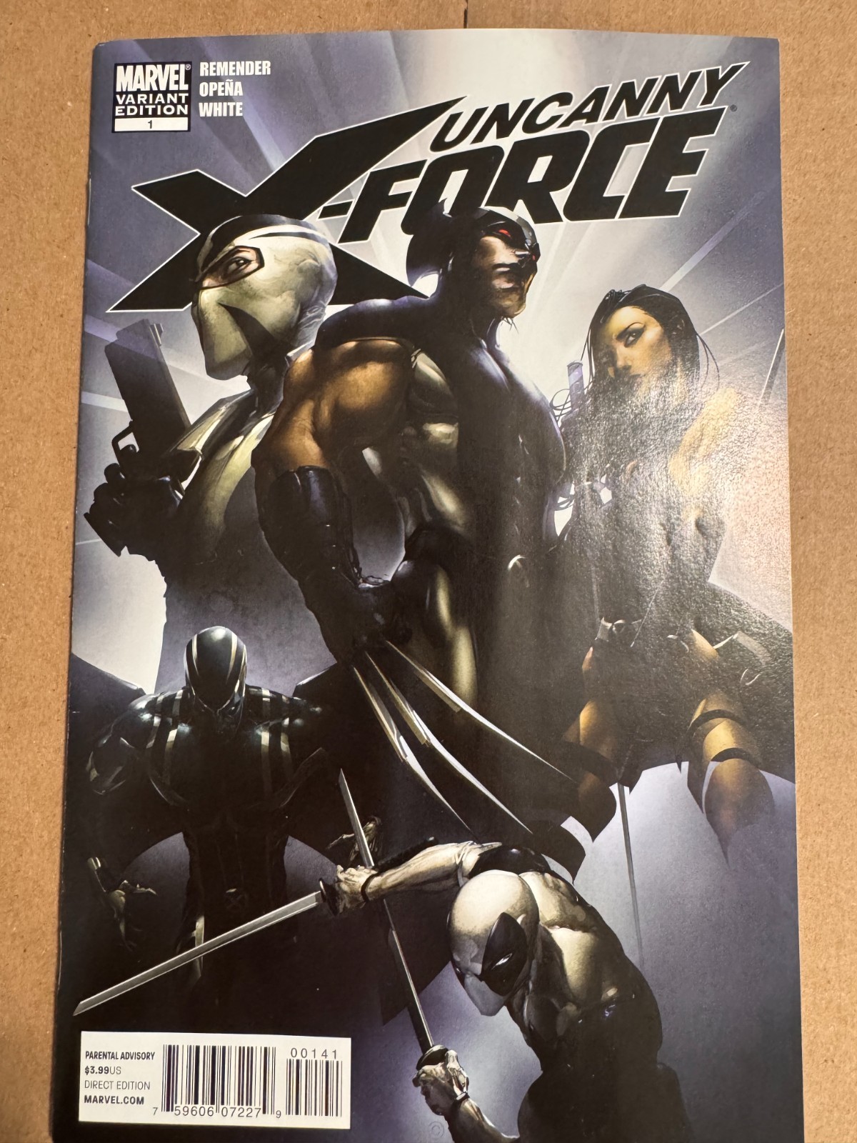 Uncanny X-Force #1 Variant Edition-Clayton Crain Cover (Marvel Comics...