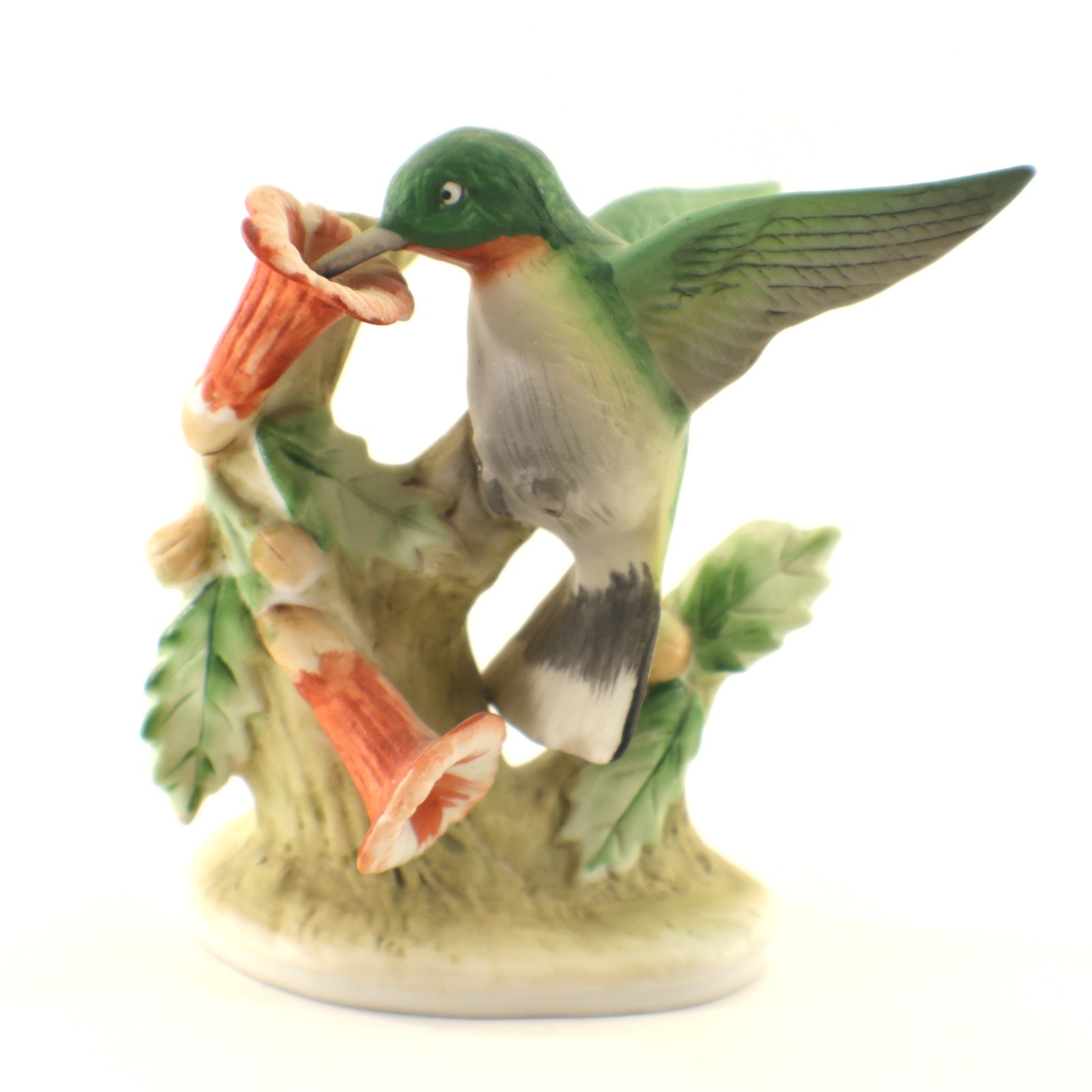 Lefton HUMMINGBIRD Figurine KW464 Hand Painted Porcelain 3.5\