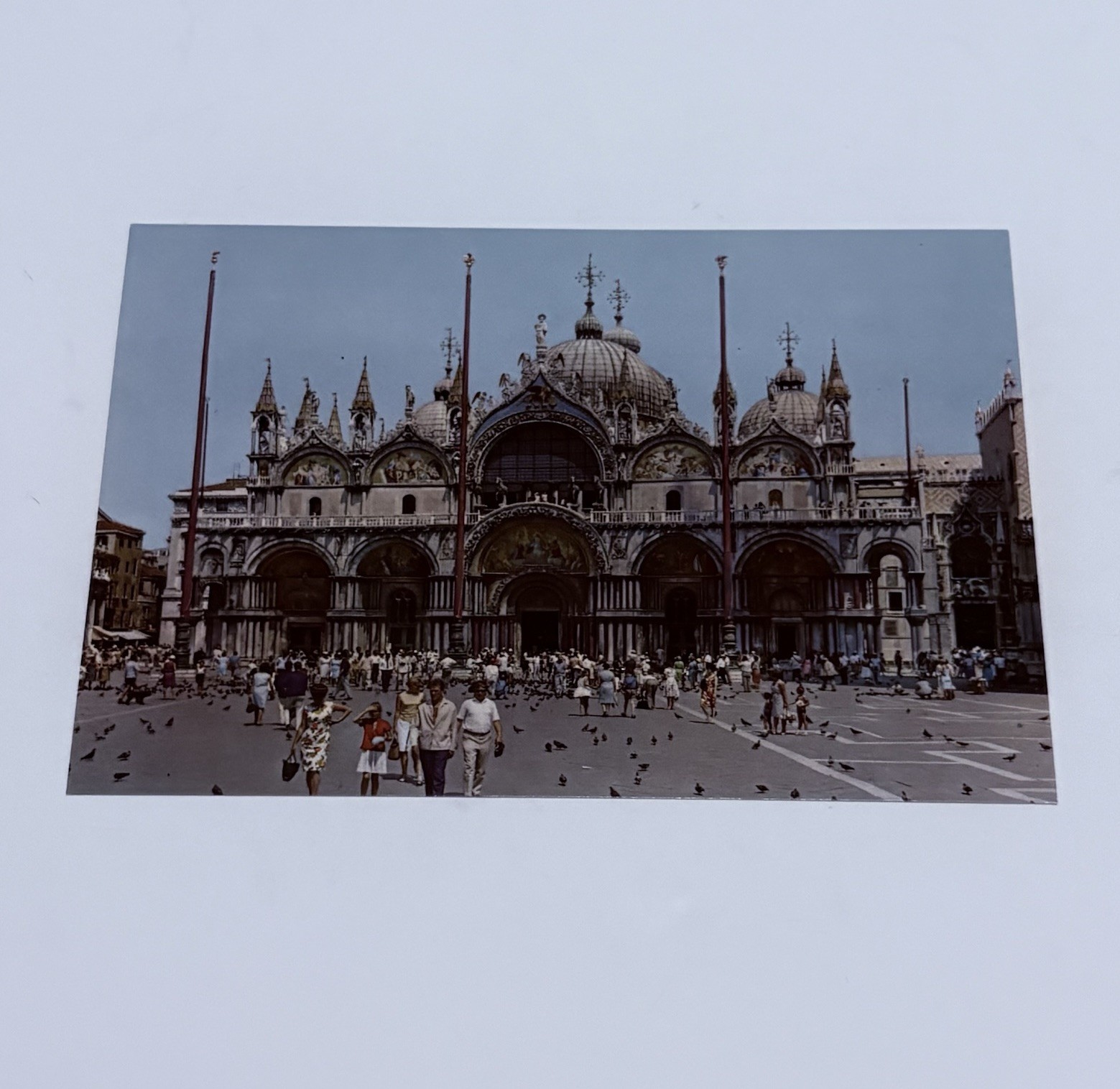 Vintage Postcard St Mark Basilica Italy Venice Travel Art Print Souvenir P5