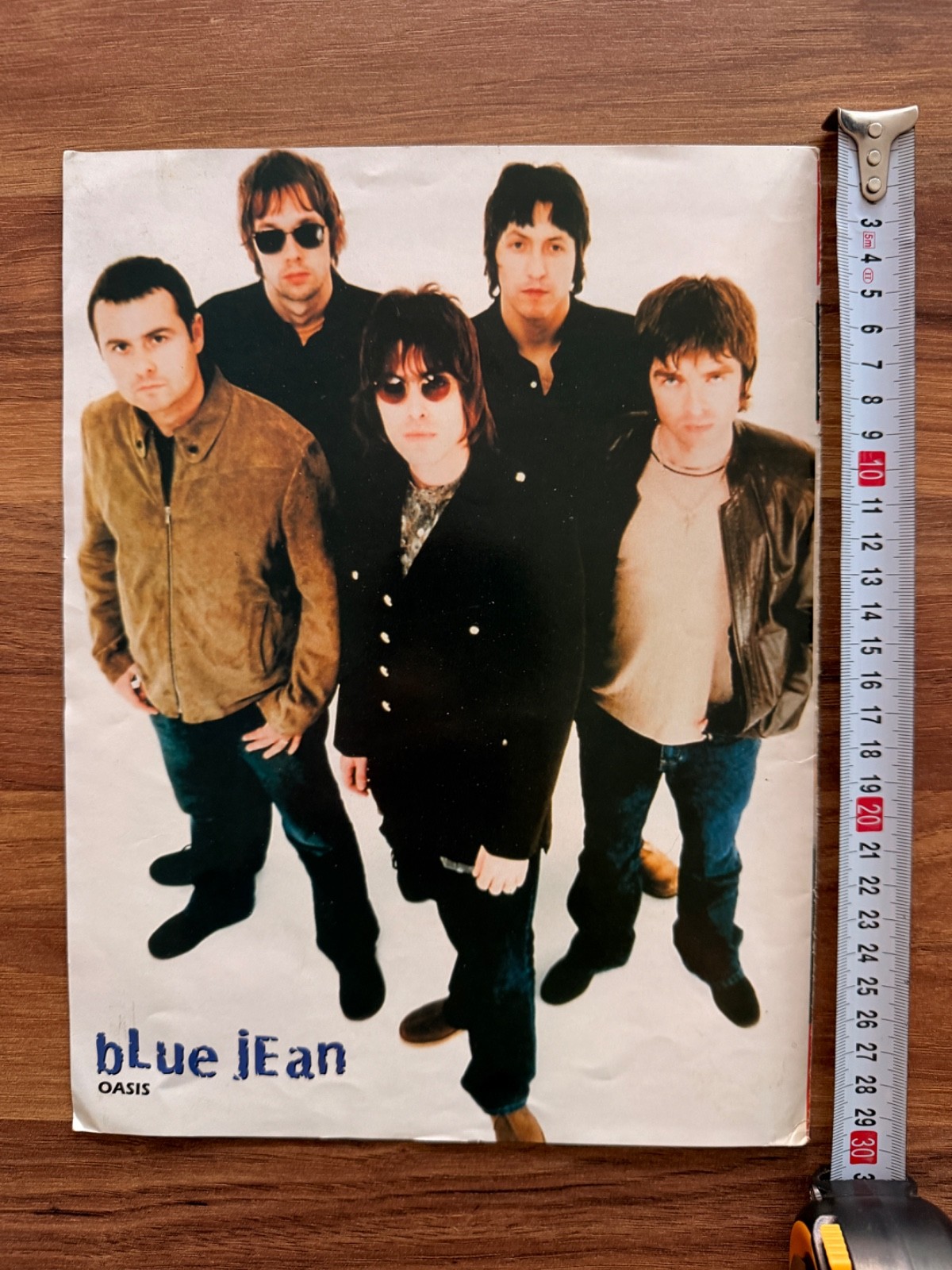 Oasis The Cardigans Double Sided Poster Rare Turkish Blue Jean Vintage 1990s