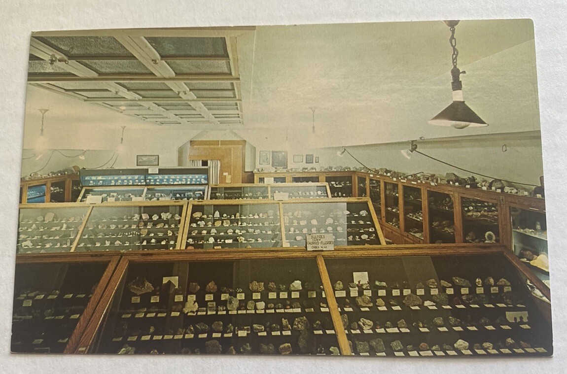 Vintage Postcard ~  Heidelberg College Jones Mineral Museum ~ Tiffin Ohio OH