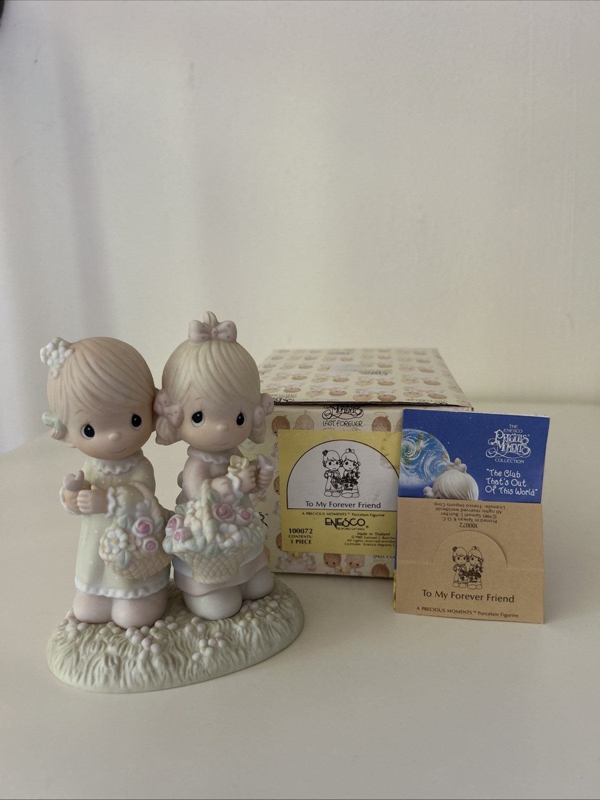 Precious Moments Figurines “To My Forever Friend “ # 100072 Precious Moments Figurines “To My Forever Friend “ # 100072