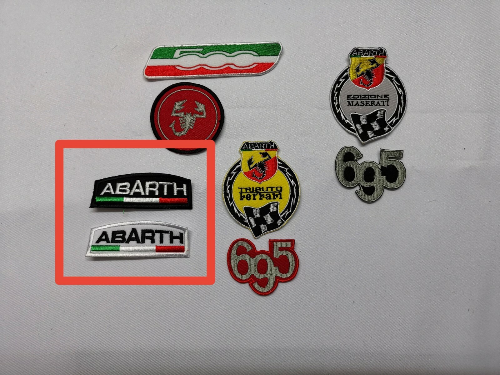 patch fiat 500 abarth tribute ferrari edition maserati