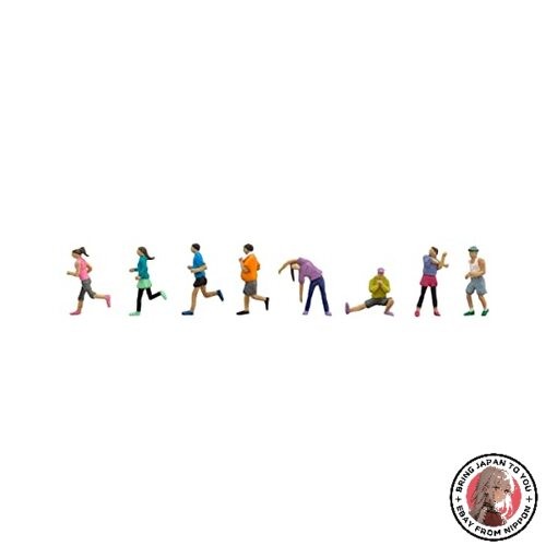 TOMYTEC Scene Collection Human 141 Exercising People N Gauge Diorama Figures