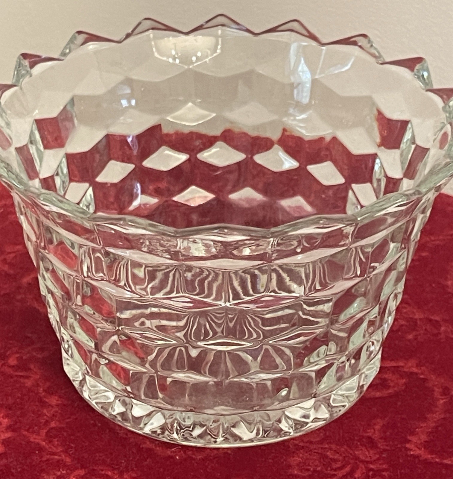 Fostoria American Glass Ice Bucket or Bowl 6