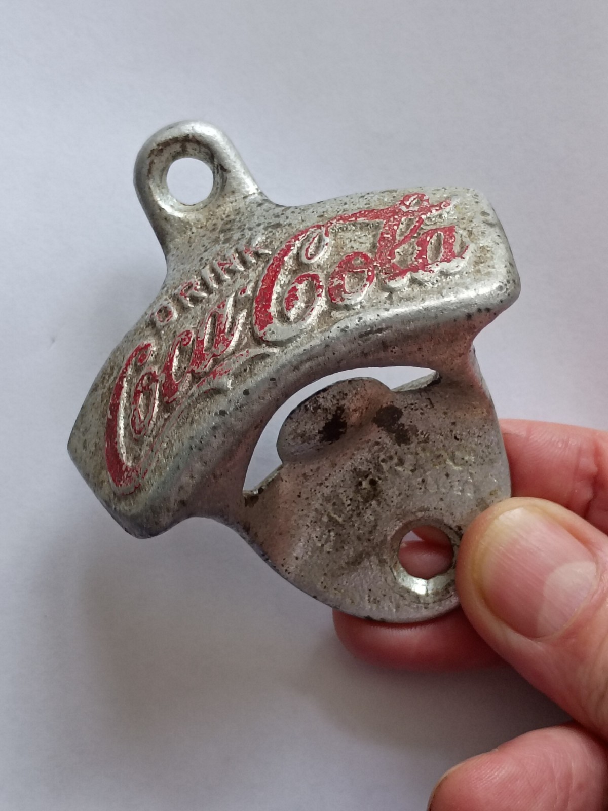 Vintage 1920\'s Coca Cola Metal Bottle Opener Bar Camper Coke Restaurant Decor💥