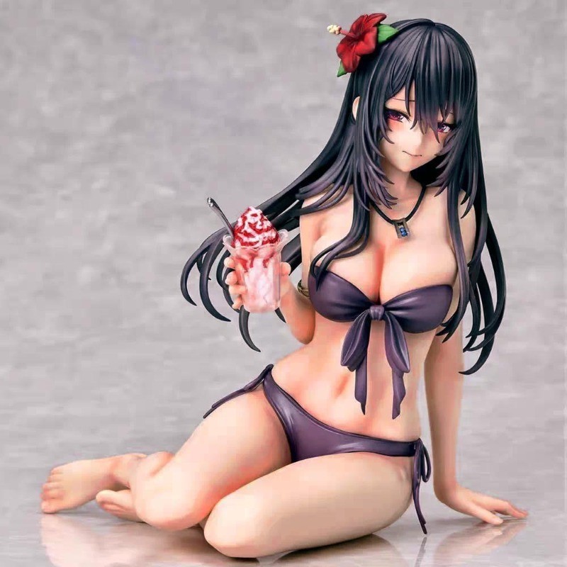 12cm Sexy Girl Bikini Sitting Posture Action Figure PVC Collection Model Toy