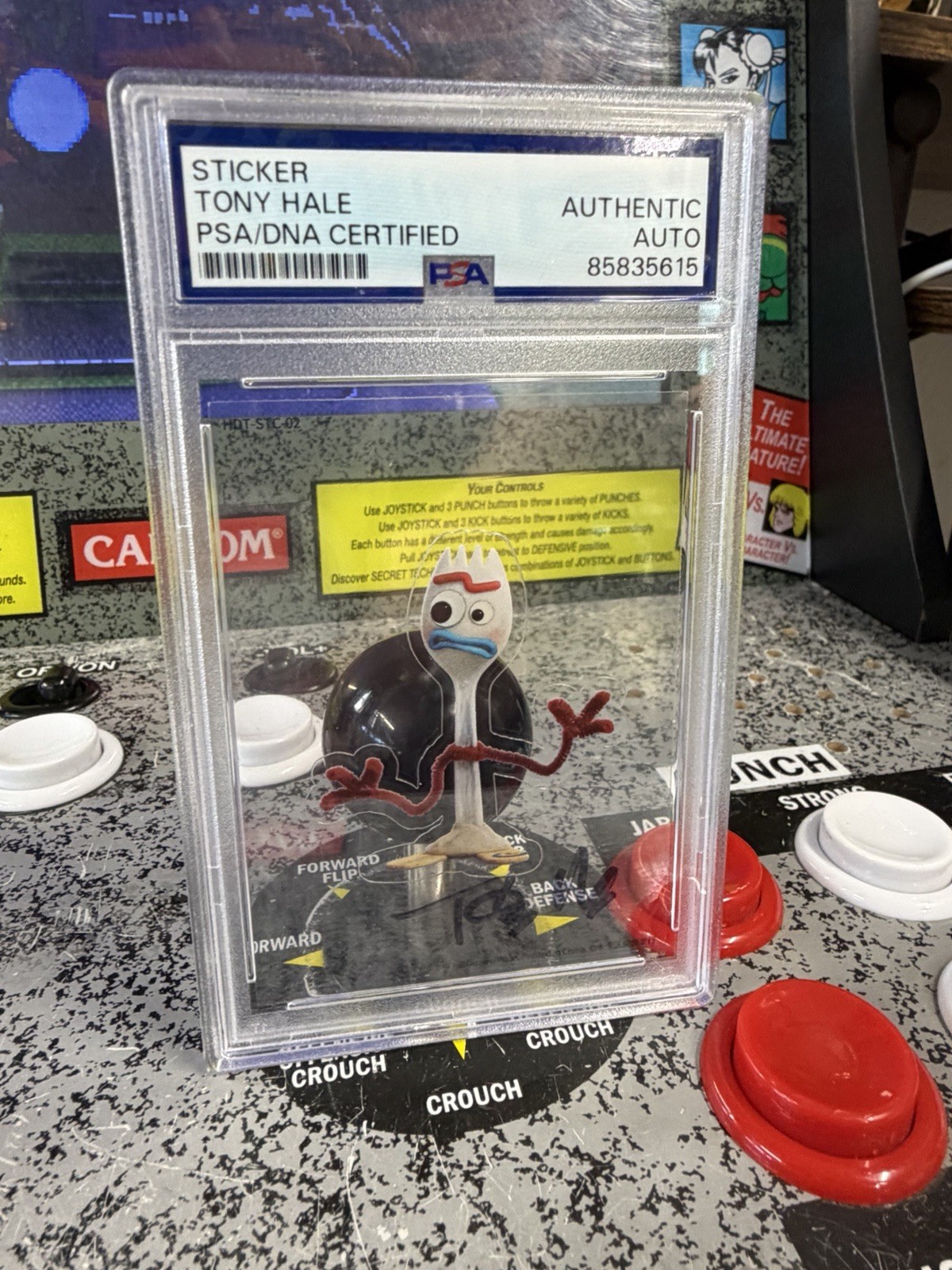 2019 Disney Pixar Toy Story 4 Forky Tony Hale Signed Autographed Auto PSA DNA 2019 Disney Pixar Toy Story 4 Forky Tony Hale Signed Autographed Auto PSA DNA