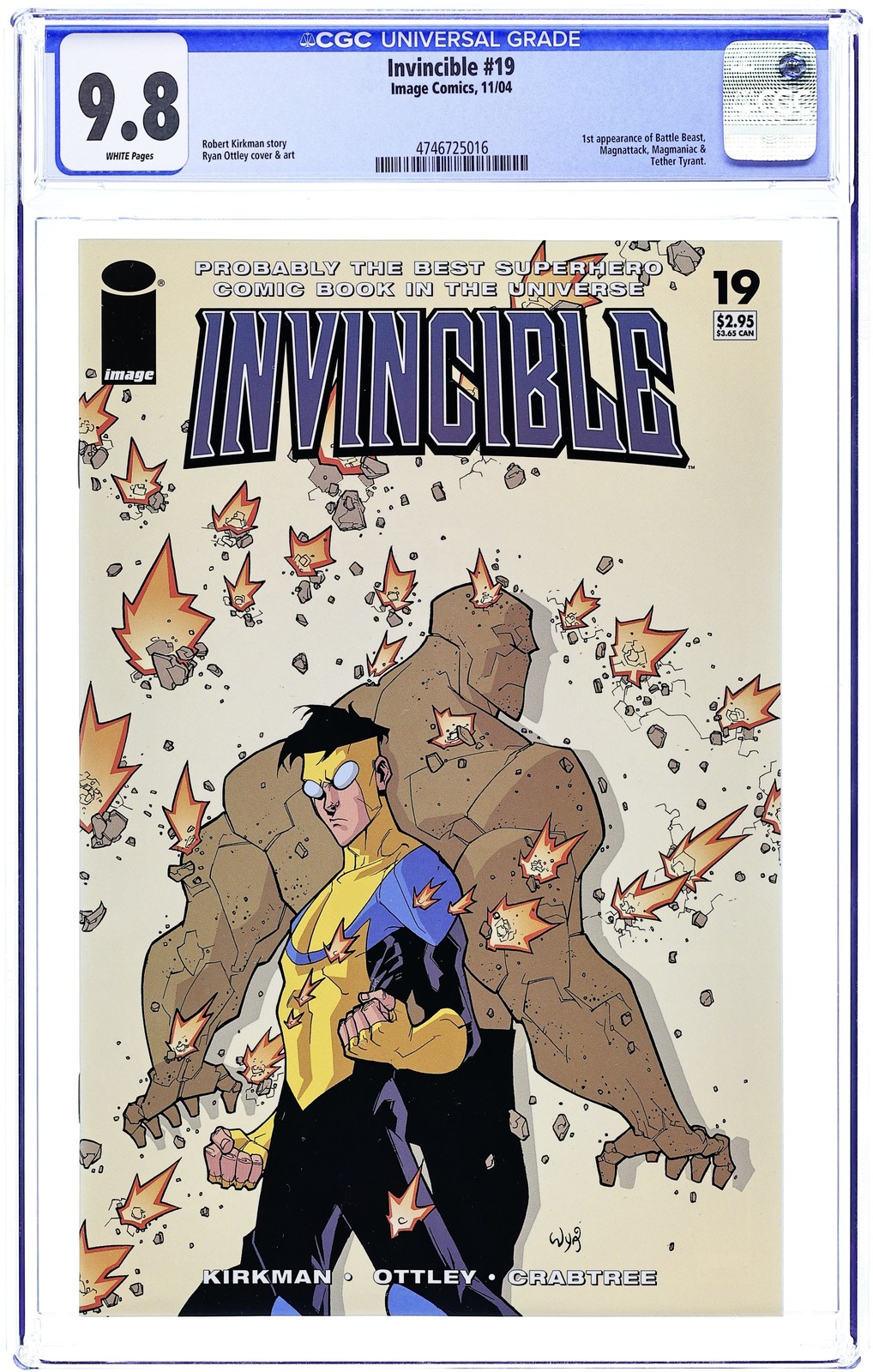 Invincible #19 CGC 9.8 2004 4746725016