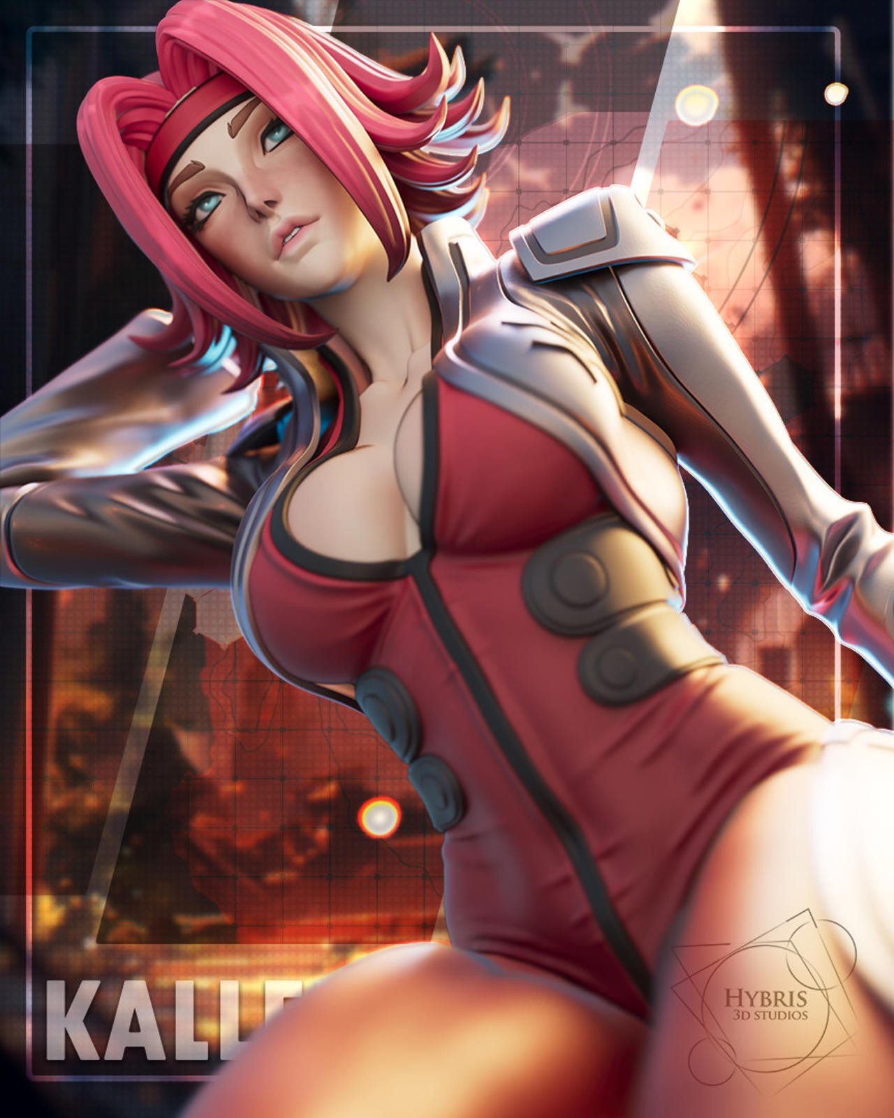 Kallen Stadtfeld | Code Geass | 1/8 Scale Resin Kit | Black Knights Diorama